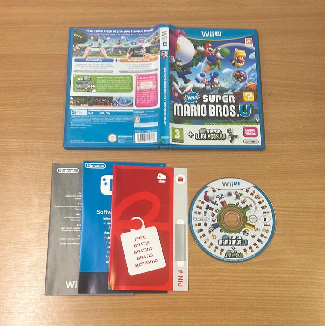 New Super Mario Bros. U + New Super Luigi U Wii u game New Super Mario Bros. U + New Super Luigi U Wii u game